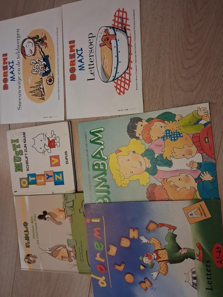 Prentenboeken en doremi, thema cijfers en letters, Boeken, Ophalen