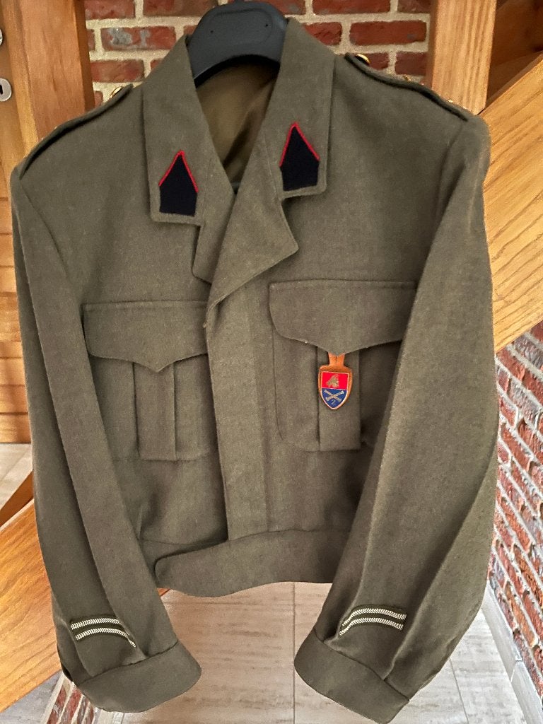 Antiek origineel legeruniform, Enlèvement ou Envoi, Armée de terre, Vêtements ou Chaussures