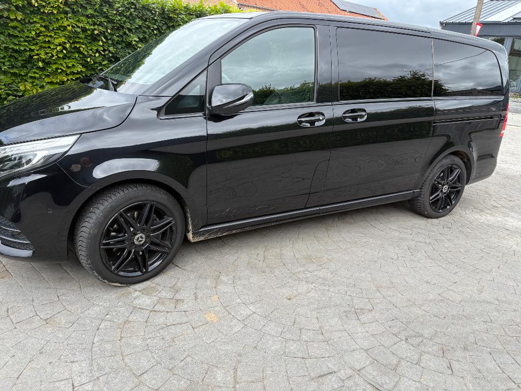 Mercedes v classe, Auto's, Mercedes-Benz, Automaat, Monovolume, Zwart, Leder