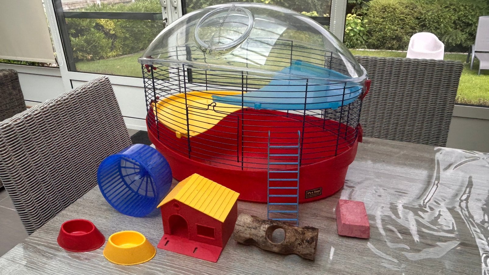 Hamsterkooi, Dieren en Toebehoren, Kooi, Gebruikt, Minder dan 75 cm, Hamster