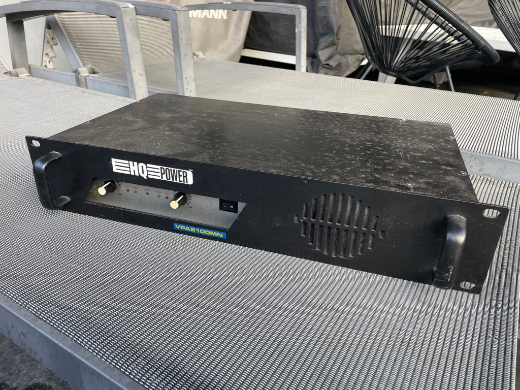 Vermogenversterker HQ power 2 x100W, Muziek en Instrumenten, Ophalen