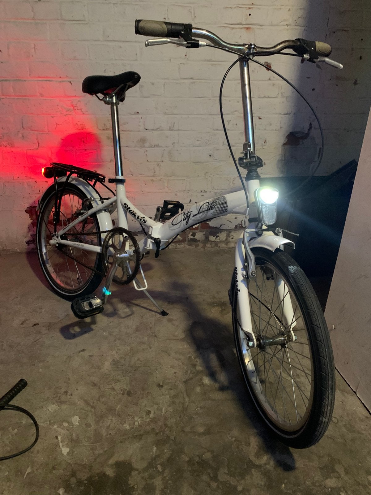 Zeer nette ploofiets, Vélos & Vélomoteurs, Vélos | Vélos pliables, Autres marques, Vitesses, Frein sur jante, 18 à 20 pouces