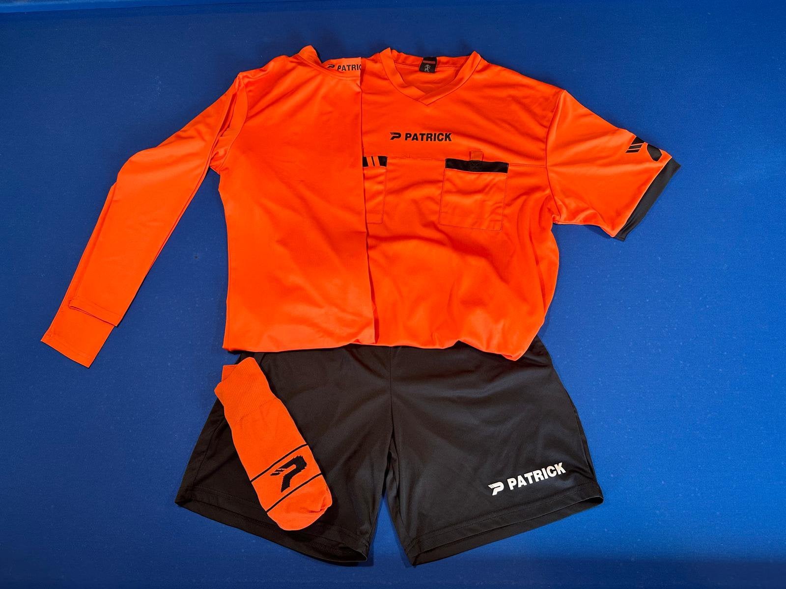 Patrick scheidsrechtertenue, Sport en Fitness, Voetbal, Ophalen of Verzenden, Gebruikt, Set