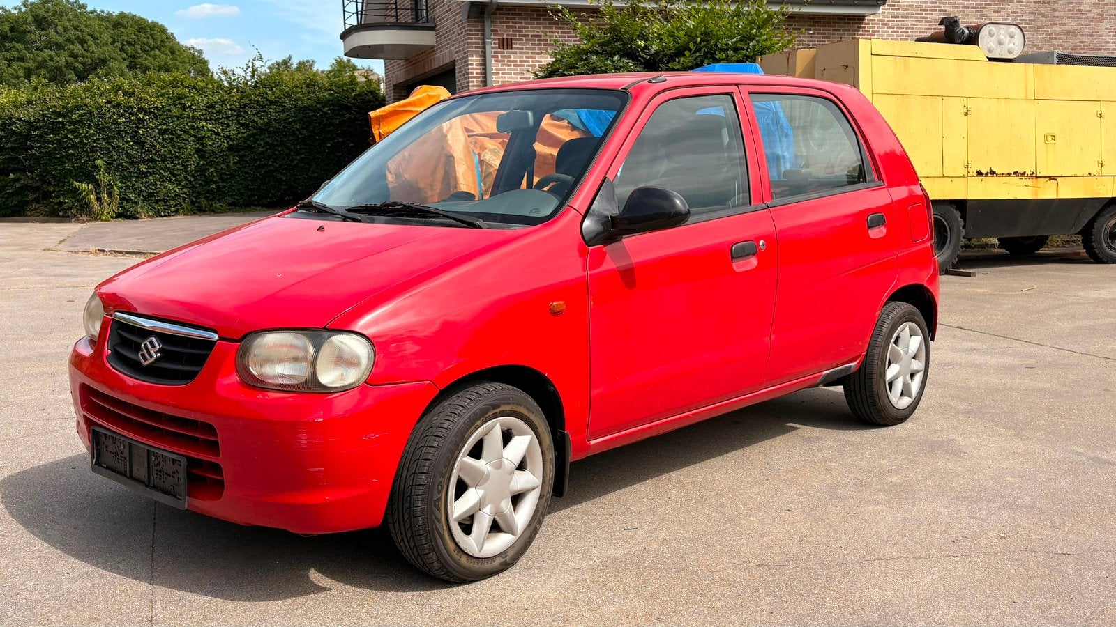 SUZUKI ALTO 1.0BENZINE AUTOMAT VAN 2005 MET 120DKM, Autos, Suzuki, Rouge, Achat, Entreprise, Automatique