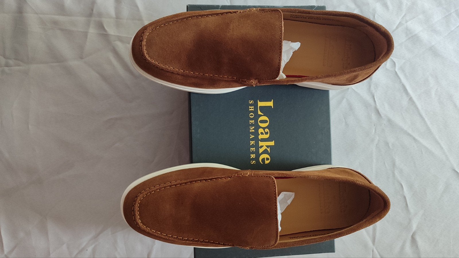 magnifique mocassins loake toskany taille 45, Bruin, Nieuw, Ophalen of Verzenden, Loake