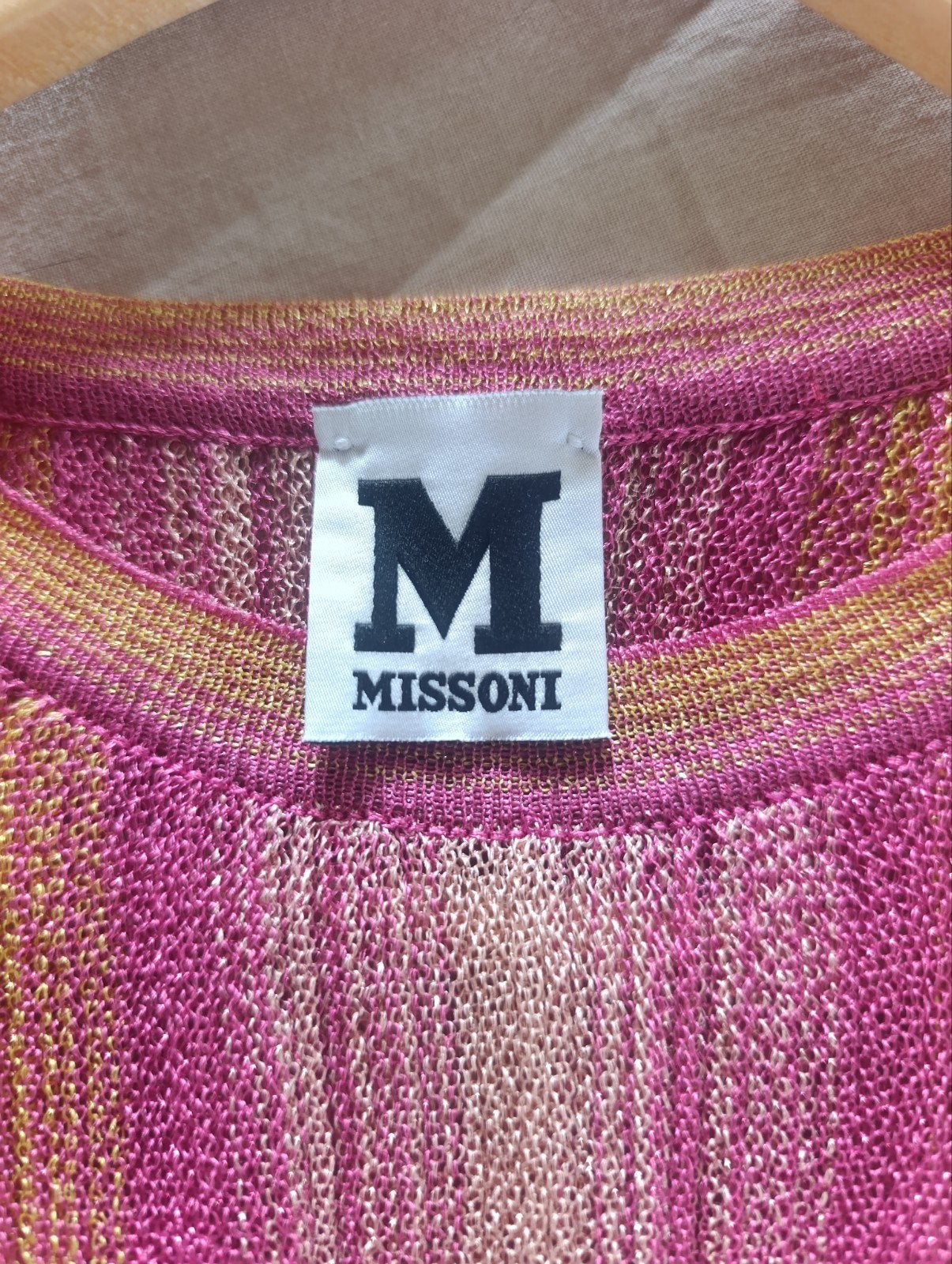 Missoni by Valentino (duur merk) feestelijk topje maat S-M, Sans manches, Enlèvement ou Envoi, Taille 36 (S), Comme neuf