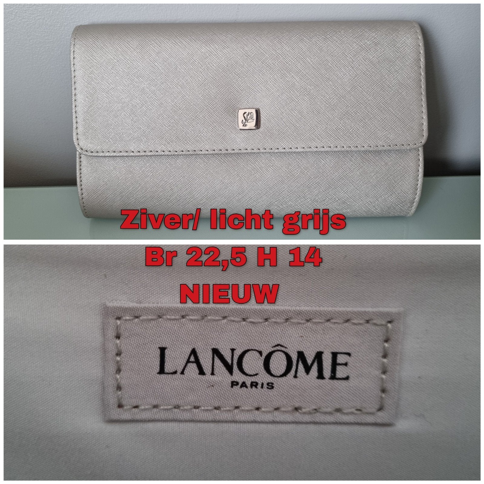 Clutch NIEUW zilver, Kleding | Dames, Trouwkleding en Trouwaccessoires, Ophalen of Verzenden, Nieuw