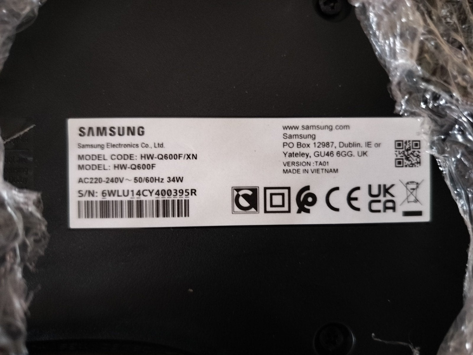 Samsung soundbar HW-Q600F (2025) nieuw wel enkel bar!, Audio, Tv en Foto, Ophalen of Verzenden, Bluetooth, Nieuw