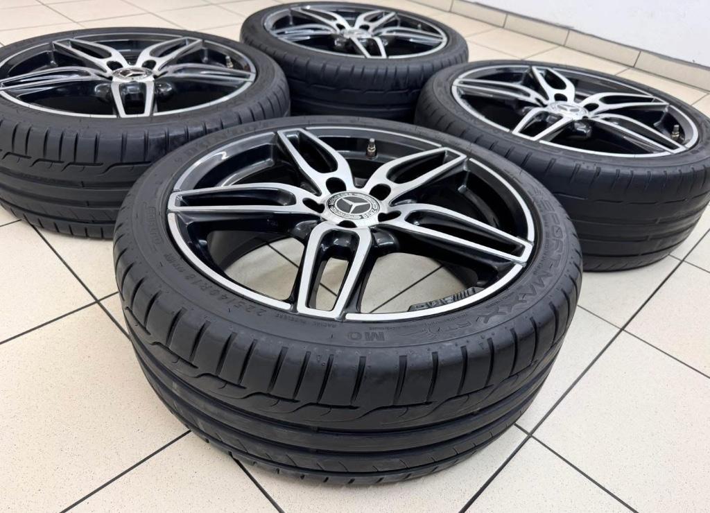 originele AMG Mercedes 18 inch velgen! klasse A/B/CLA, Auto-onderdelen, Banden en Velgen, Ophalen, 18 inch, Gebruikt, Banden en Velgen