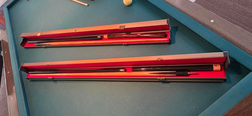 Snooker keu met metale case, Enlèvement ou Envoi