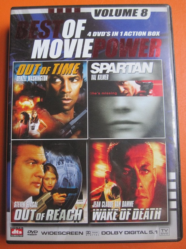 Best of Movie Power volume 8 (4 films ou 4 disques), Action, Enlèvement ou Envoi, Anglais, À partir de 16 ans