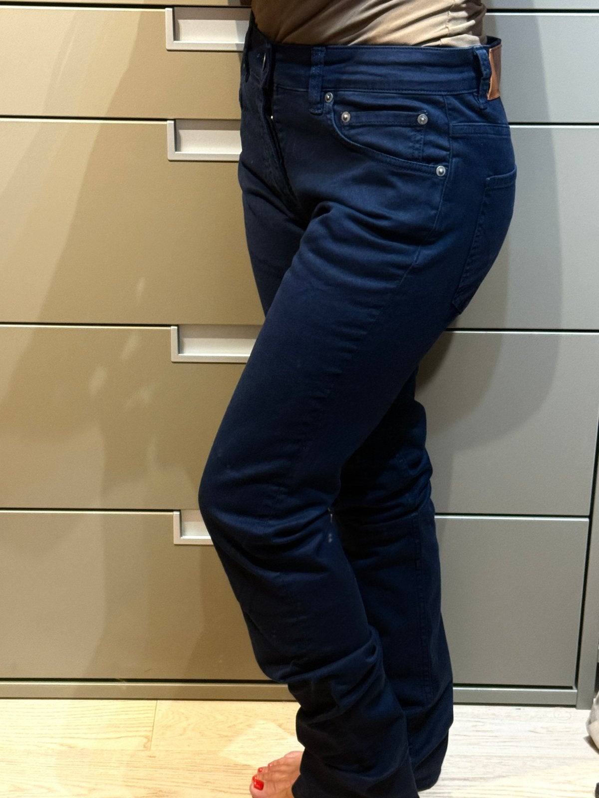 Nieuw 115€ Maat 40 L Serge Blanco dames, Kleding | Dames, Broeken en Pantalons, Ophalen of Verzenden, Nieuw, Blauw