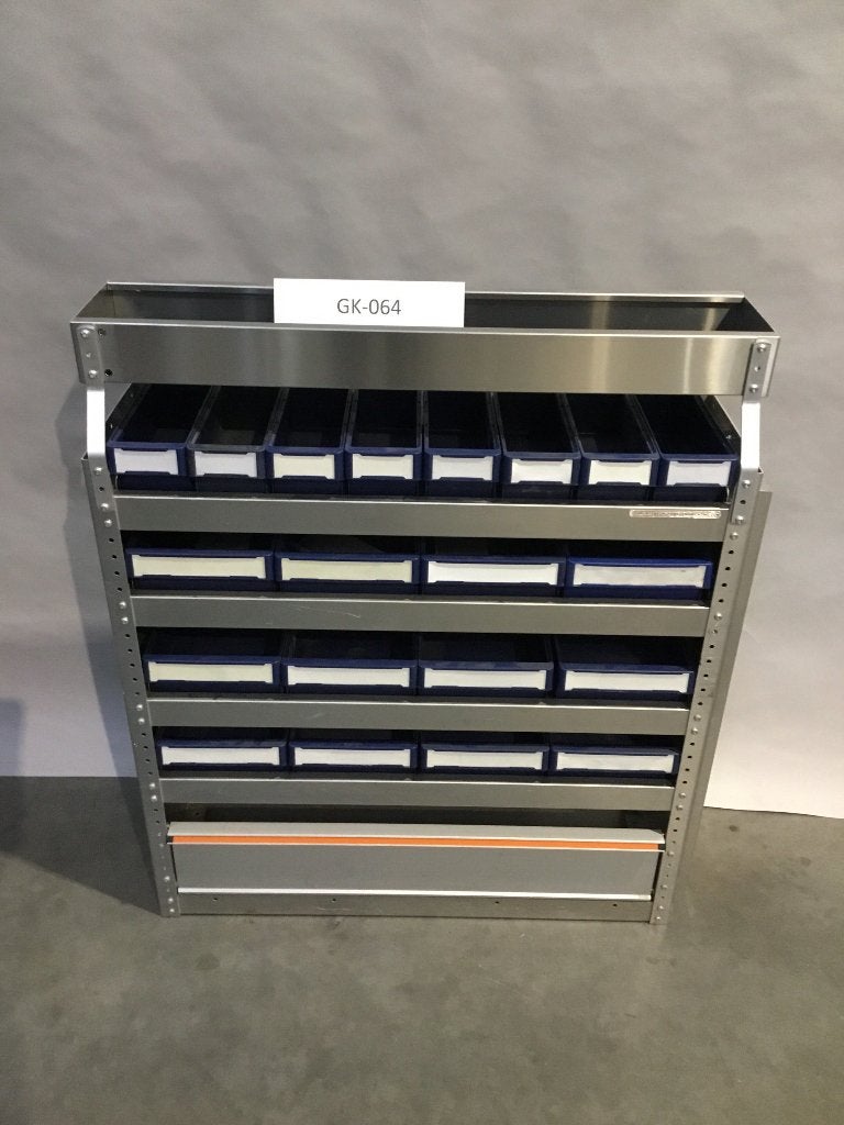 Aluminium Finnerup bedrijfswagen inrichting GK-064, Ophalen of Verzenden