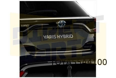 Toyota Yaris (9/20-) Sierlijst achterklep (Chrome) Origineel, Neuf, Arrière, -, Haillon arrière