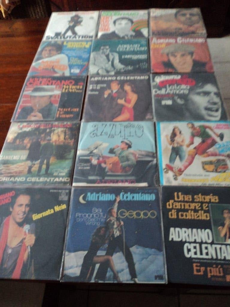 Adriano Celentano, lot de 32 singles pour 25 euros !, Enlèvement ou Envoi, Single, 1970 - 1979, Pop