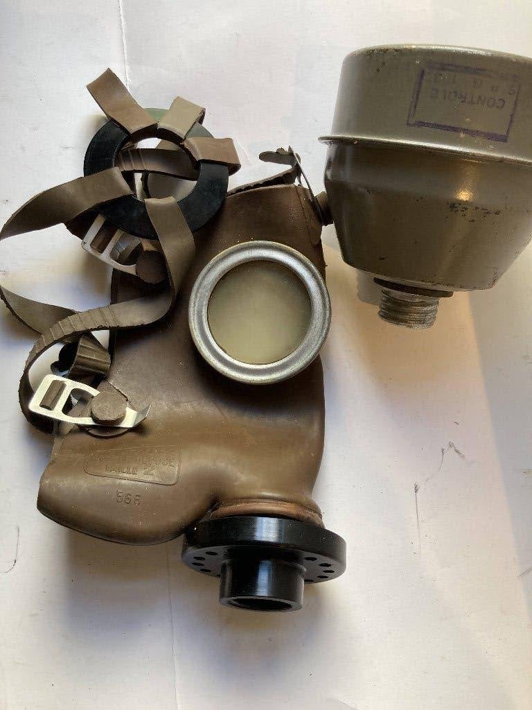 Belgisch gasmasker WWII type L.702 - 1939, Ophalen, Landmacht, Overige typen