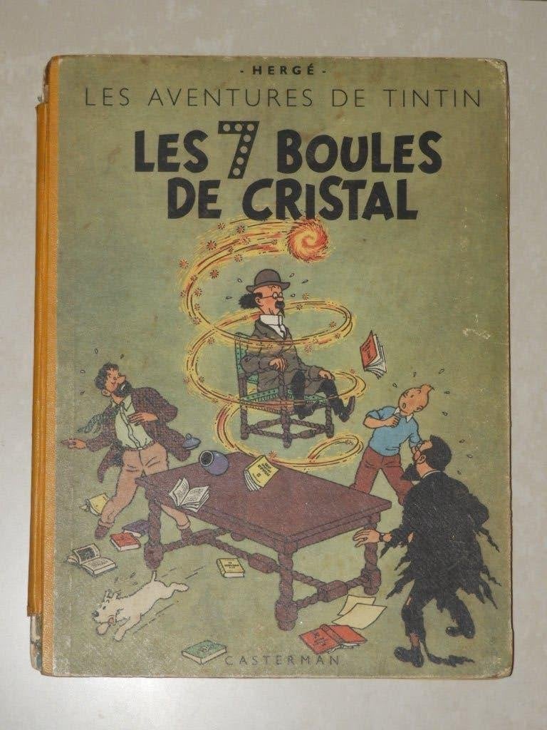 Tintin - Les 7 Boules de Cristal /EO, Livres, Une BD, Enlèvement ou Envoi, Utilisé, Hergé