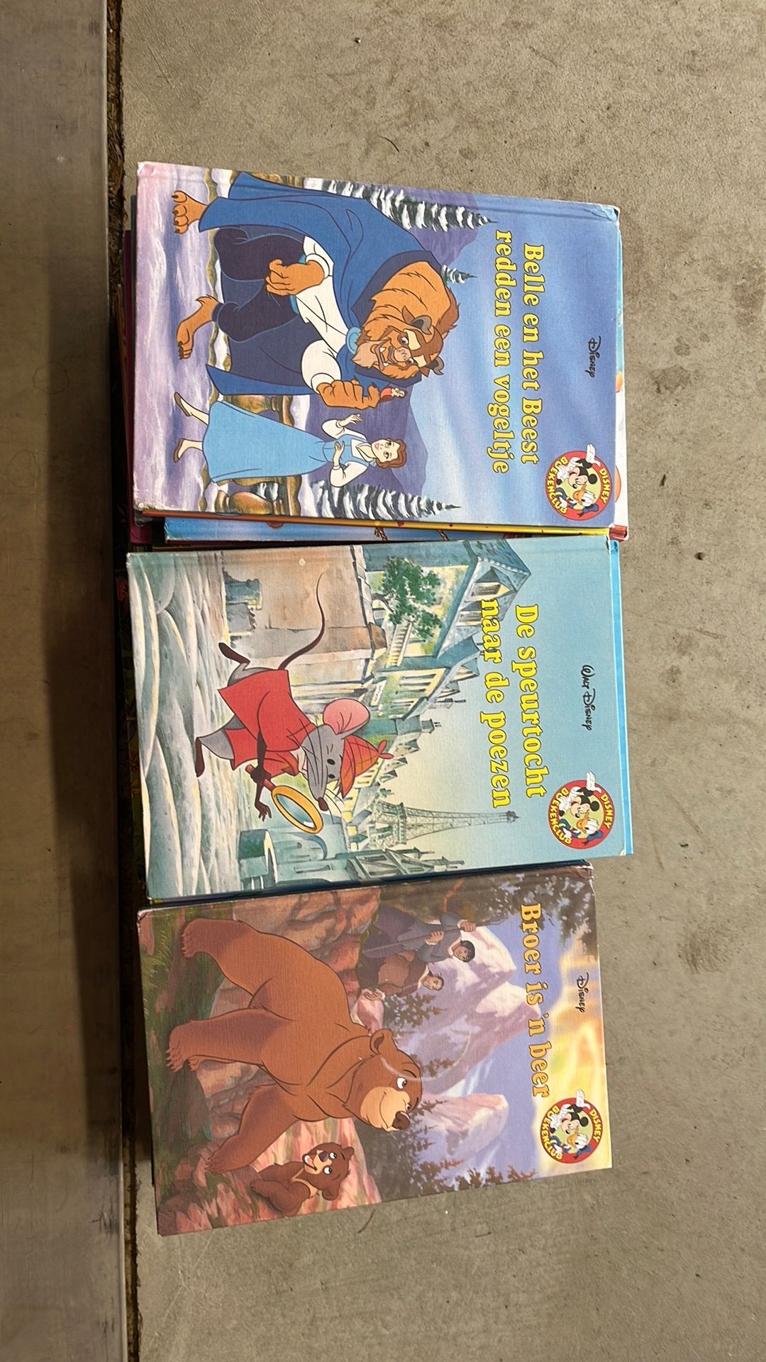 Disney boeken, Ophalen
