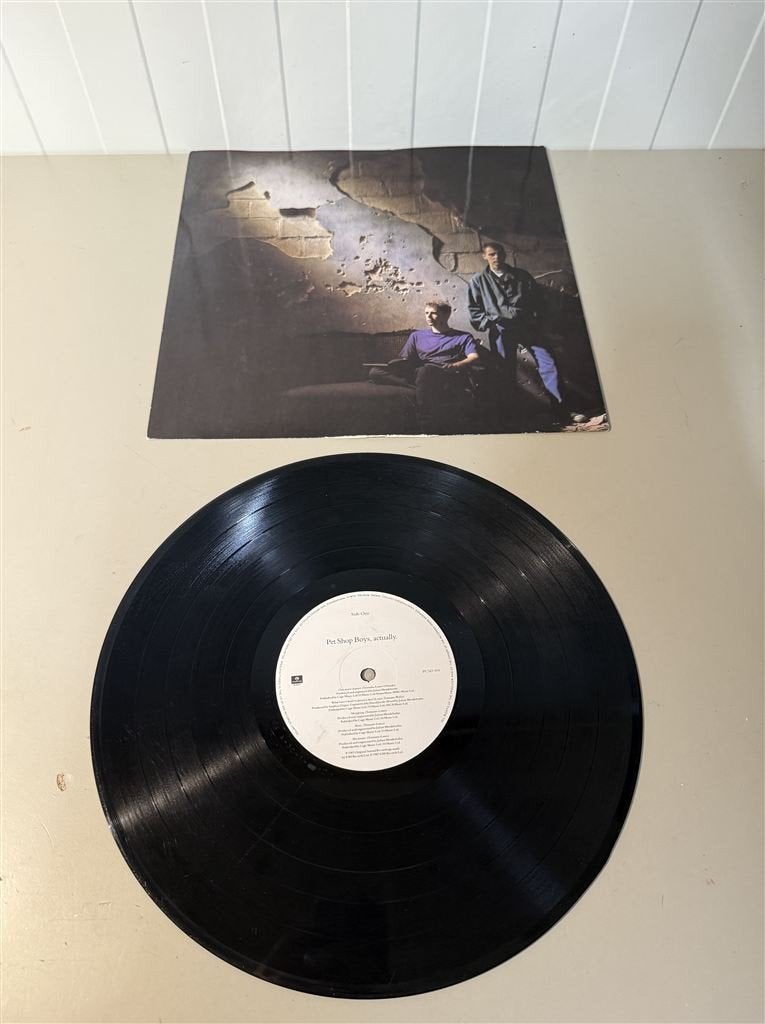 Pet shop Boys - Actually - Vinyl lp, CD & DVD, Vinyles | Rock, Comme neuf, Enlèvement ou Envoi
