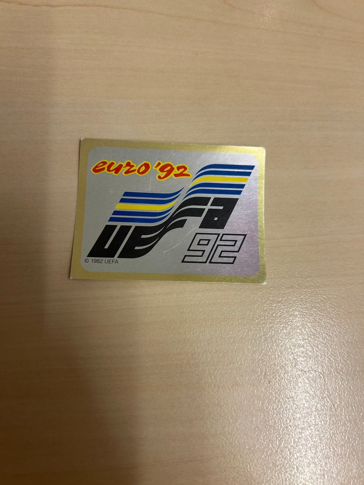 Panini Euro 92 intro, Ophalen of Verzenden, Zo goed als nieuw, Sticker