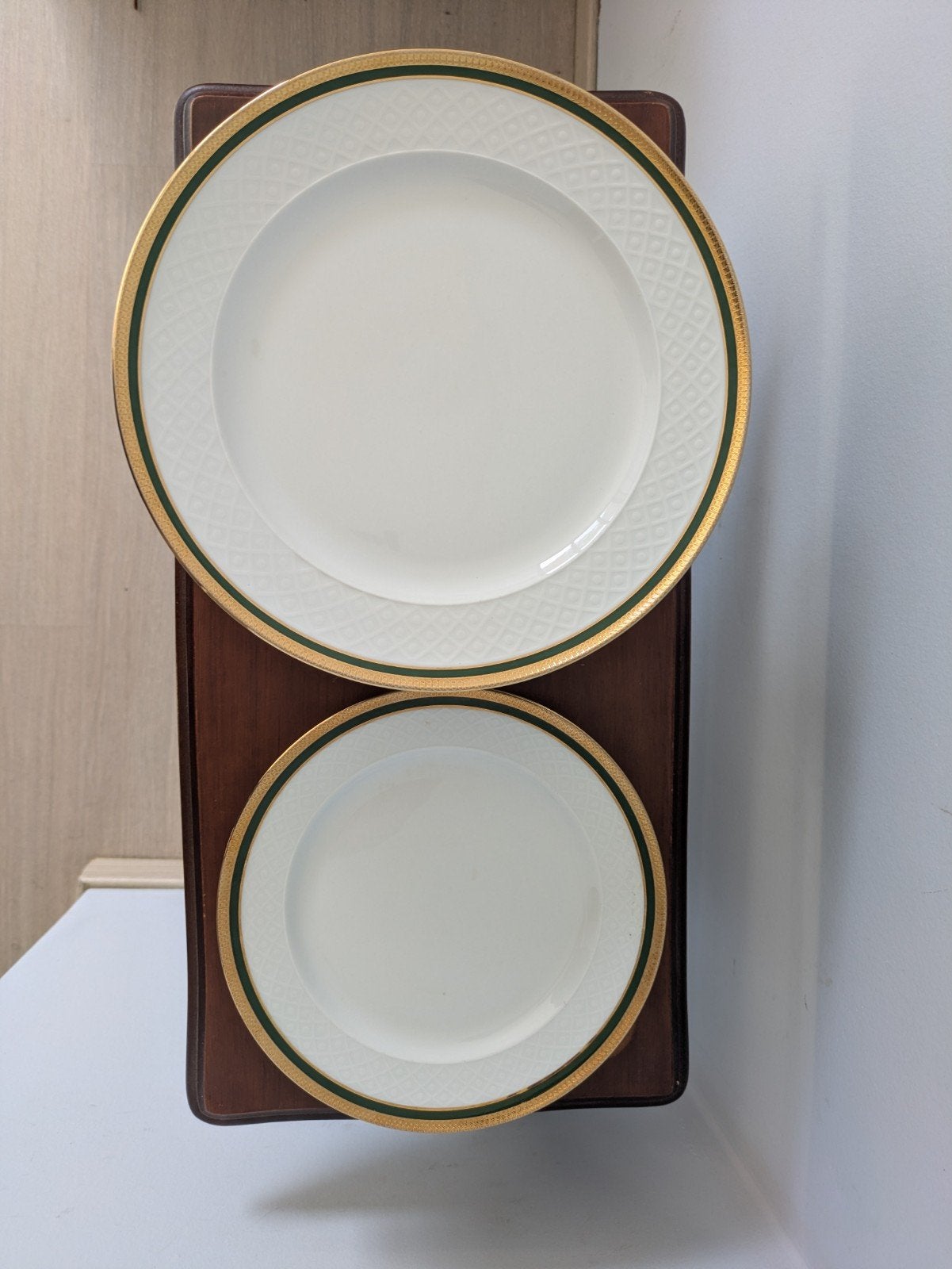 Vaisselle vintage Seltmann Weiden (vert-or), Enlèvement