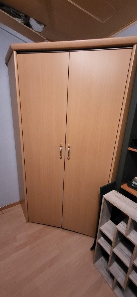 kleerkast, Huis en Inrichting, Ophalen, Gebruikt, Met lade(s), 150 tot 200 cm