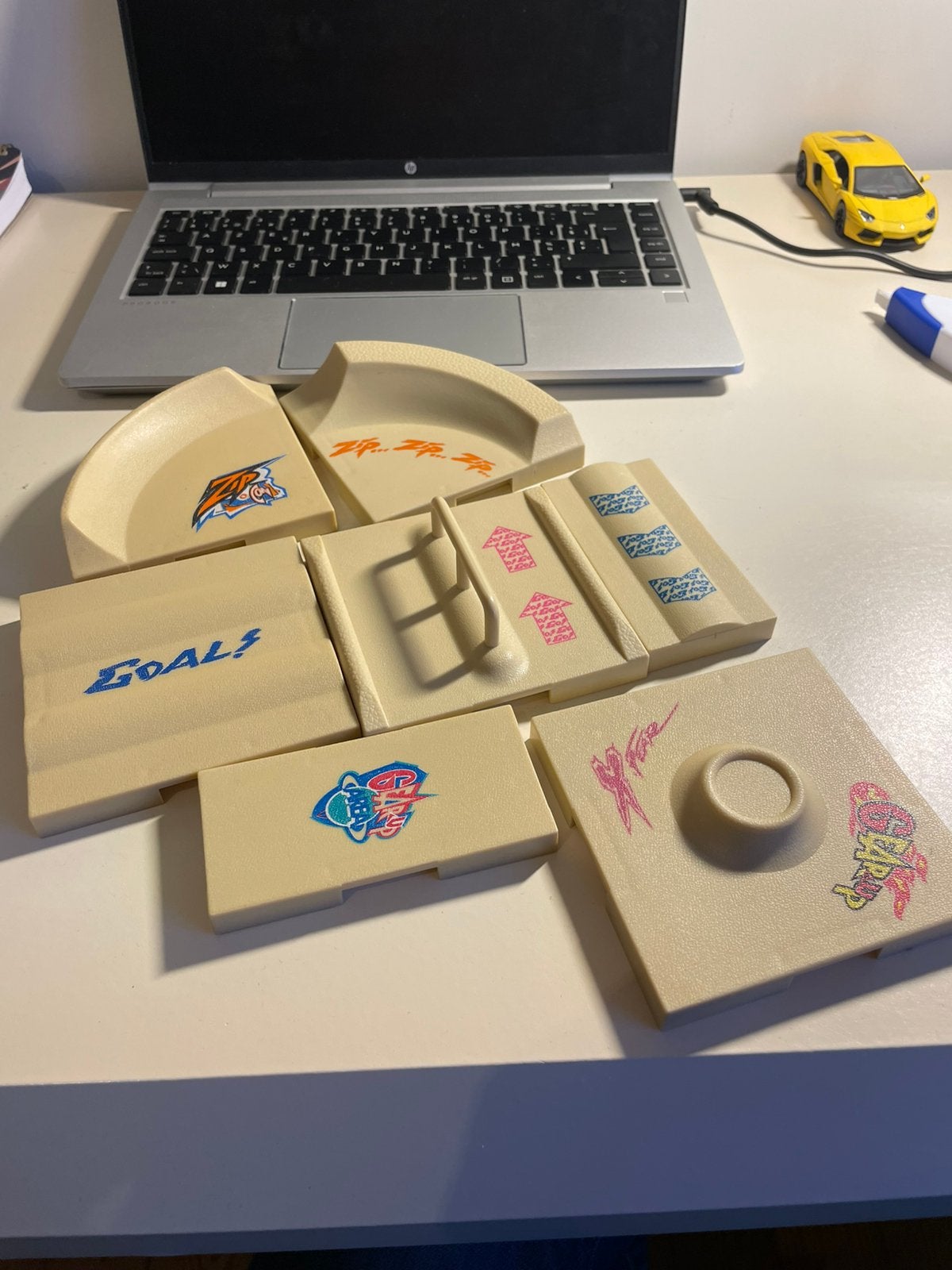 Kit de skatepark Fingerboard + accessoires — 15€, Enlèvement, Comme neuf, Skateboard