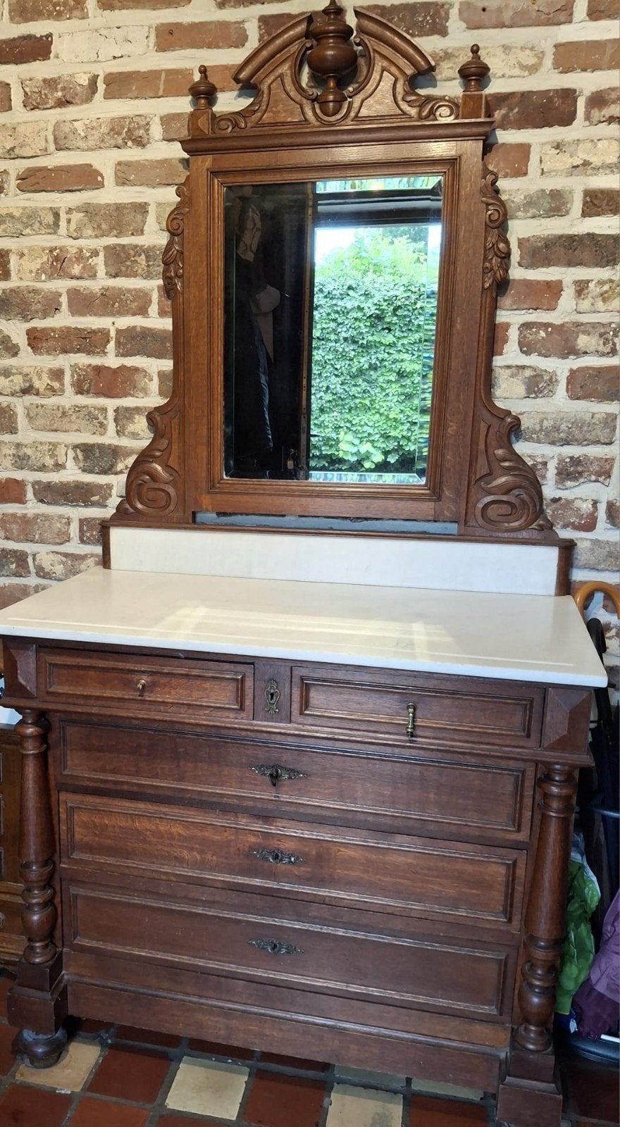 commode et armoire, Antiquités & Art, Antiquités | Meubles | Armoires, Enlèvement