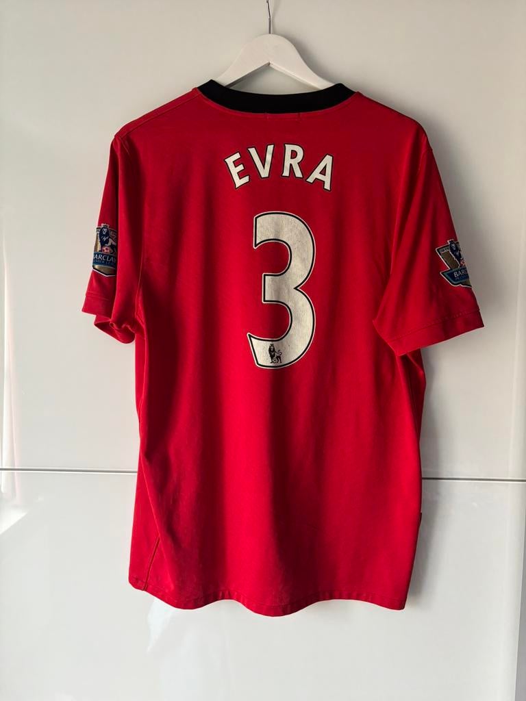 Manchester United - Maillot de football Evra, Taille L, Envoi, Comme neuf, Maillot