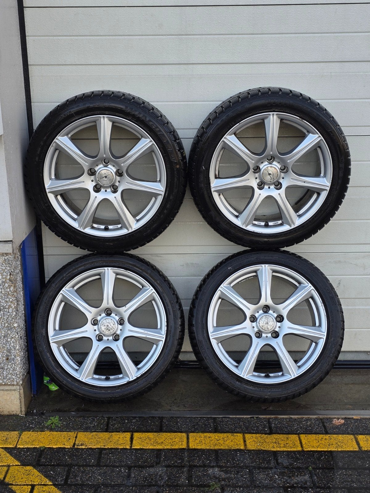 17" velgen 5x112 Audi BMW Mercedes Seat Skoda Volkswagen 225, Auto-onderdelen, Banden en Velgen, Ophalen, Gebruikt, Banden en Velgen
