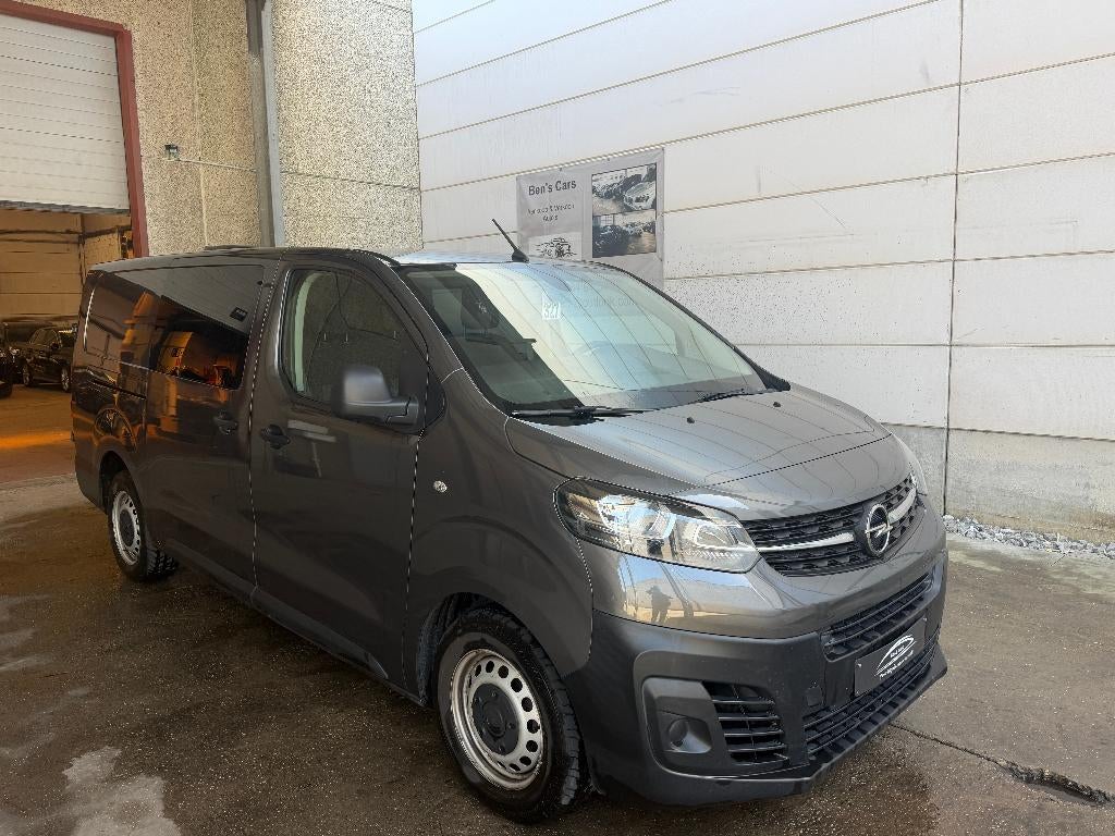 Opel Vivaro 2.0 CDTI L3 Cabine double * 6 sièges *, Autos, 90 kW, Argent ou Gris, Achat, Euro 6