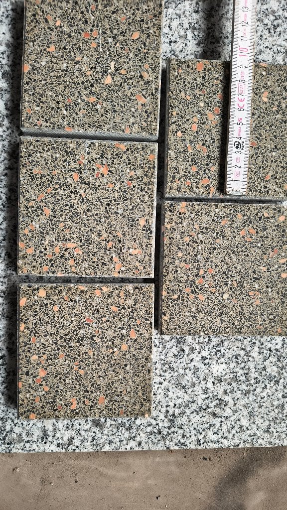 vloertegel gespikkeld grijs, Bricolage & Construction, Planches & Dalles, Neuf, Dalles, Pierre ou Argile, Moins de 50 cm, Moins de 10 cm