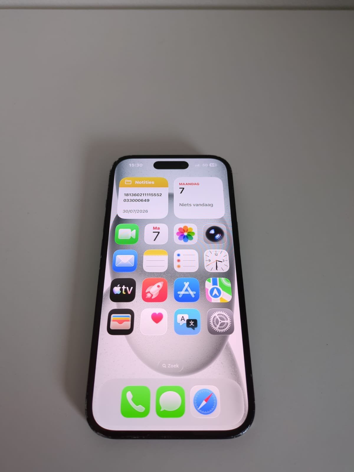 Iphone 15 Black, Télécoms, 128 GB, IPhone 15, 78 %, Enlèvement