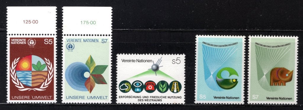 NATIONS UNIES - VIENNE Année 1982 MNH, Envoi, Autres pays, Non oblitéré