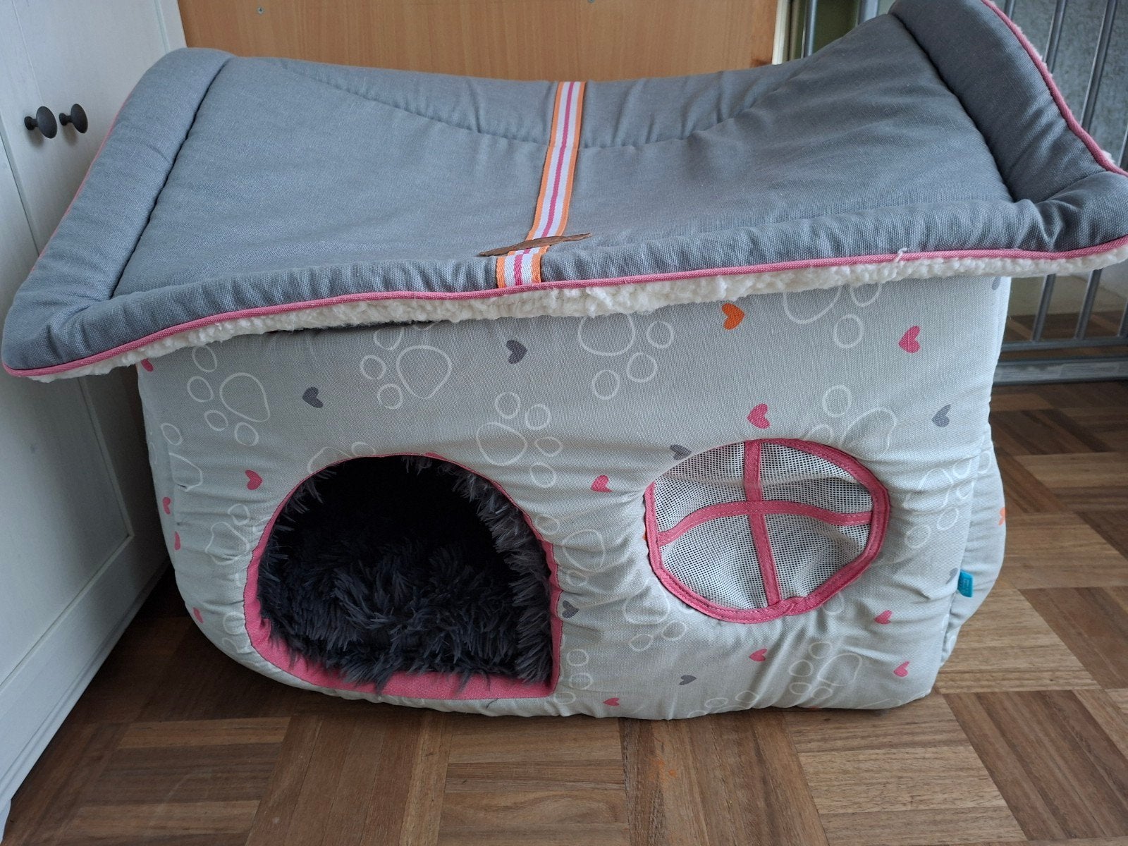 Mand hond lekker zacht hondenhuisje voor binnen, Enlèvement, Comme neuf