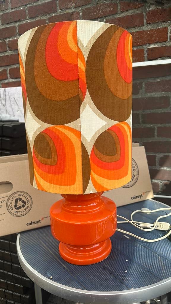 Retro tafellamp, Ophalen, Zo goed als nieuw