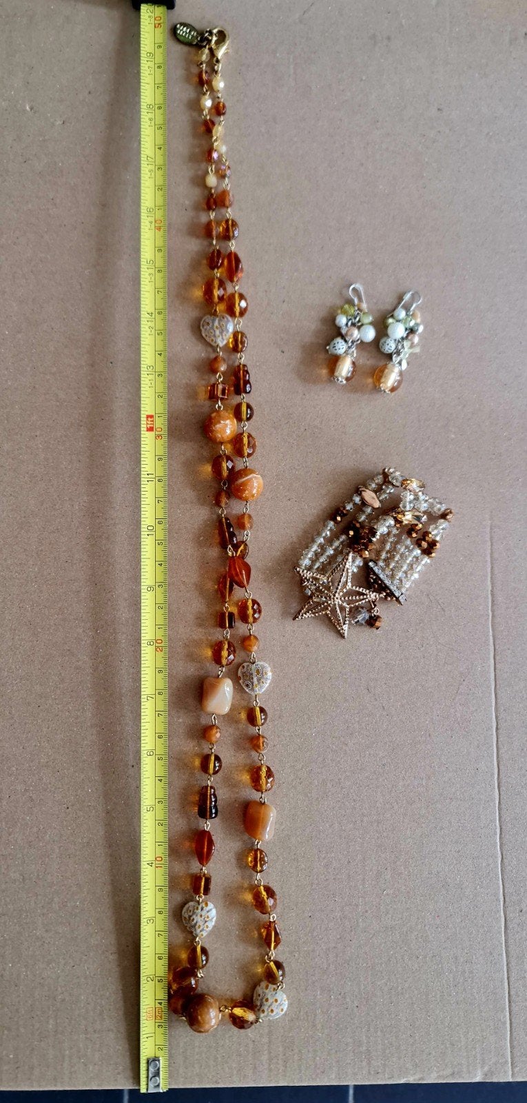 Belle parure de vrais bijoux. Collier, boucles d'oreilles et, Enlèvement ou Envoi, Comme neuf