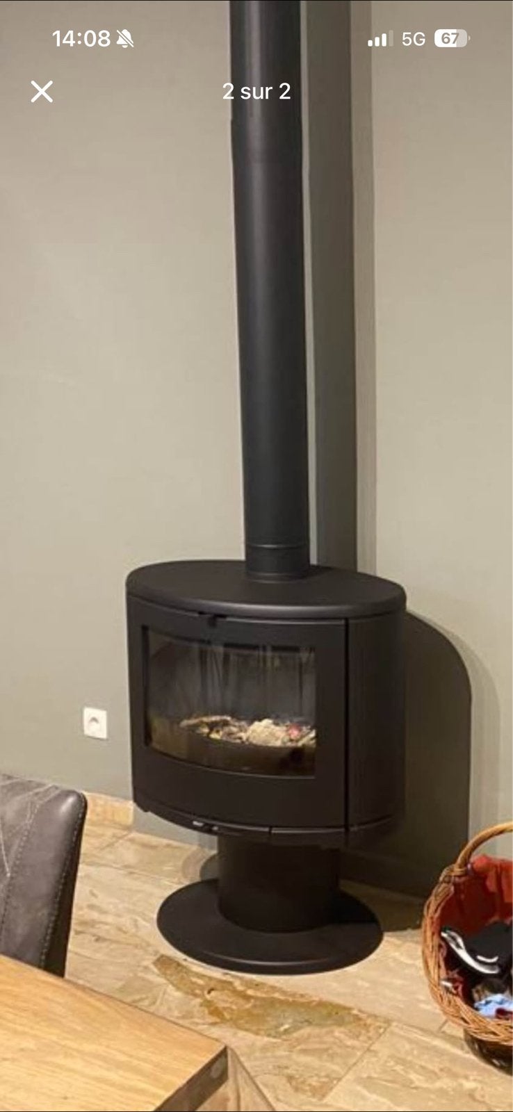 Poele à bois Dovre, Enlèvement, Comme neuf, Bois