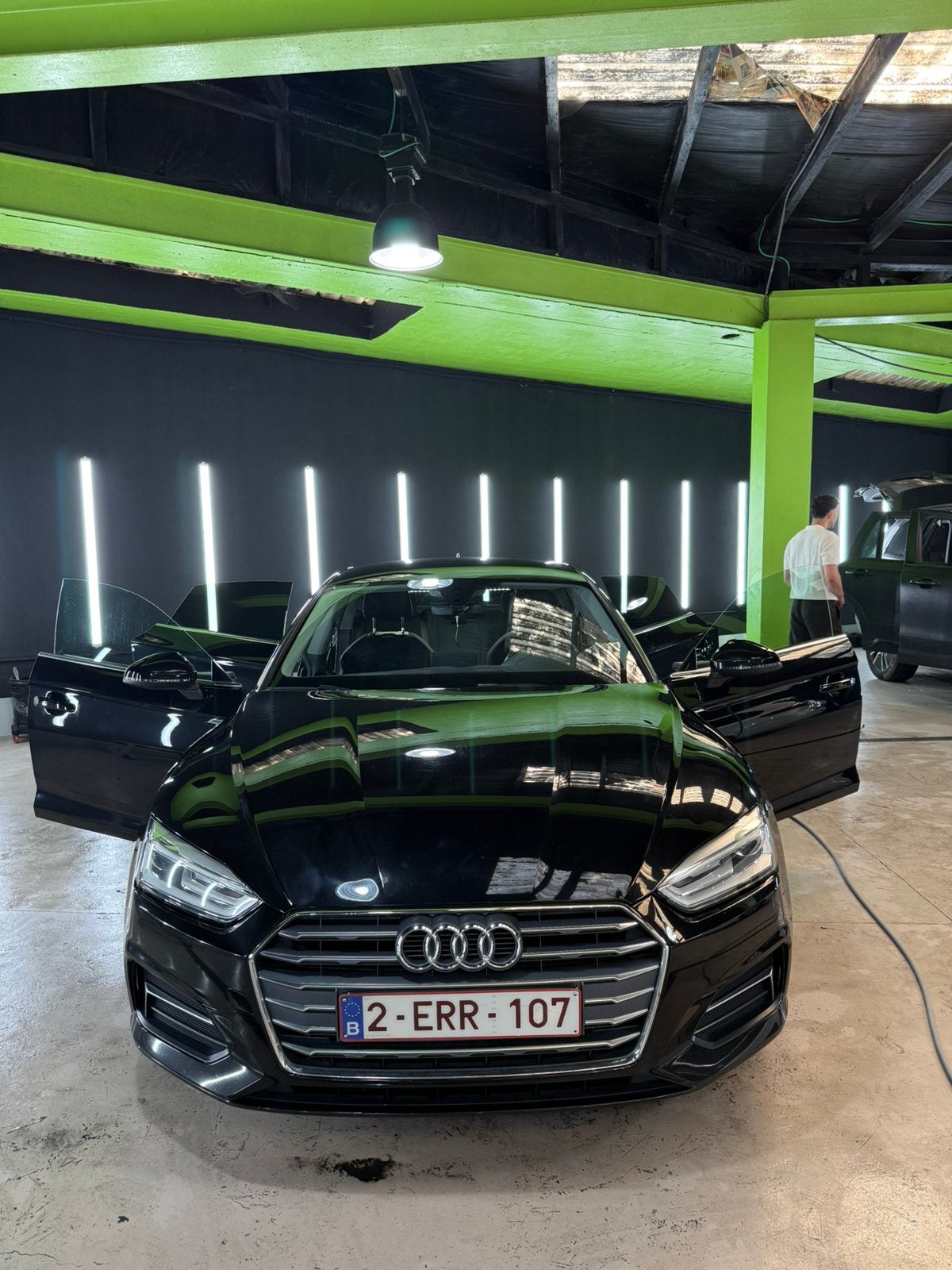 Audi A5 1.4 TFSI S-tronic, Auto's, Audi, A5, Automatische klimaatregeling, Benzine, 5 deurs, Automaat, Zwart, Zwart, Ophalen