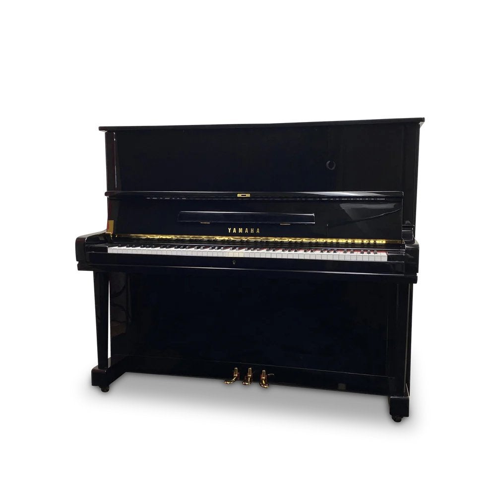 Yamaha U3E Tweedehands/Gereviseerde Akoestische Piano, Muziek en Instrumenten, Ophalen, Zwart, Piano, Hoogglans