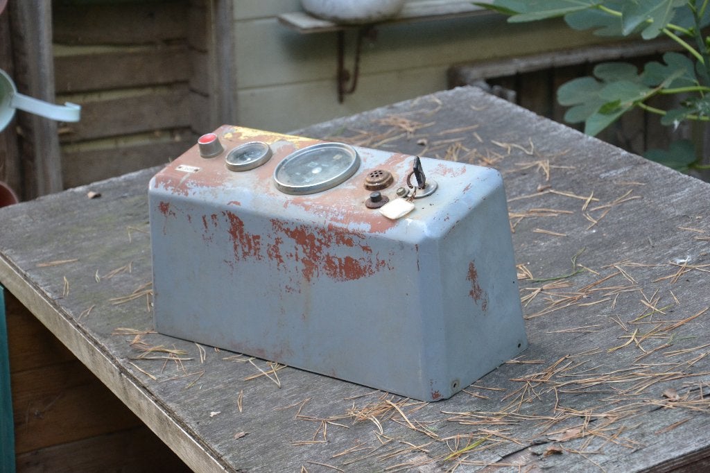 vintage dashboard van tractor, Antiek en Kunst, Ophalen