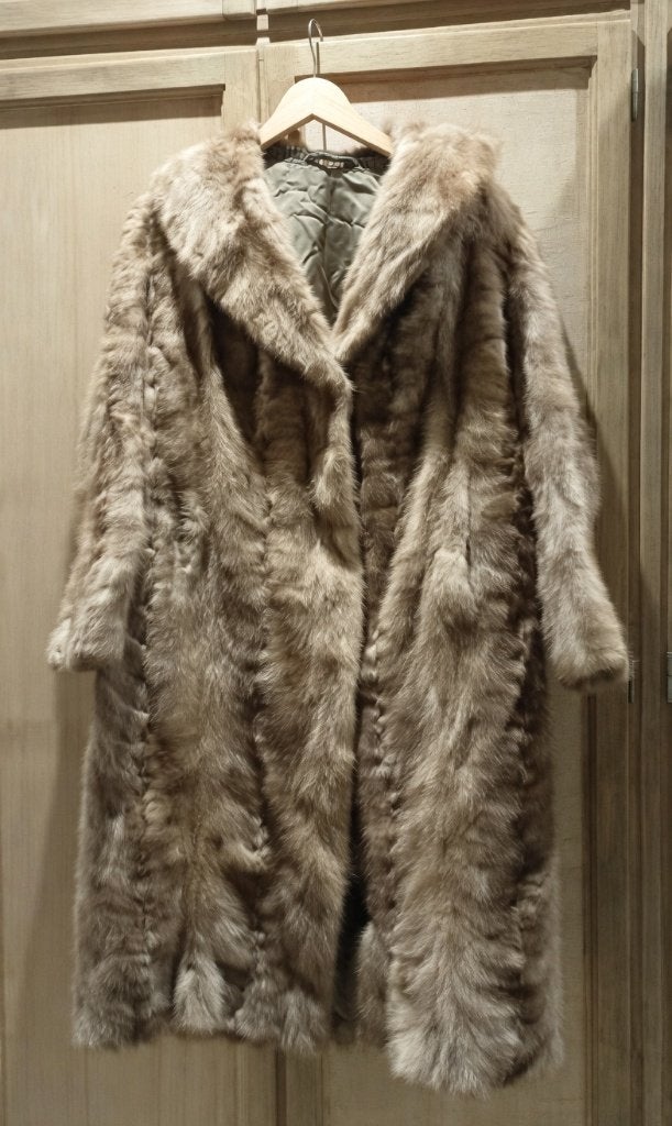 Vintage Bontjas - Nerts, Kleding | Dames, Jassen | Winter, Ophalen, Zo goed als nieuw, Maat 38/40 (M)
