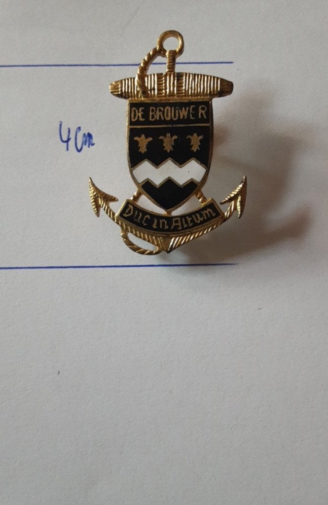 insigne belge marine force navale abl, Enlèvement ou Envoi, Marine, Emblème ou Badge