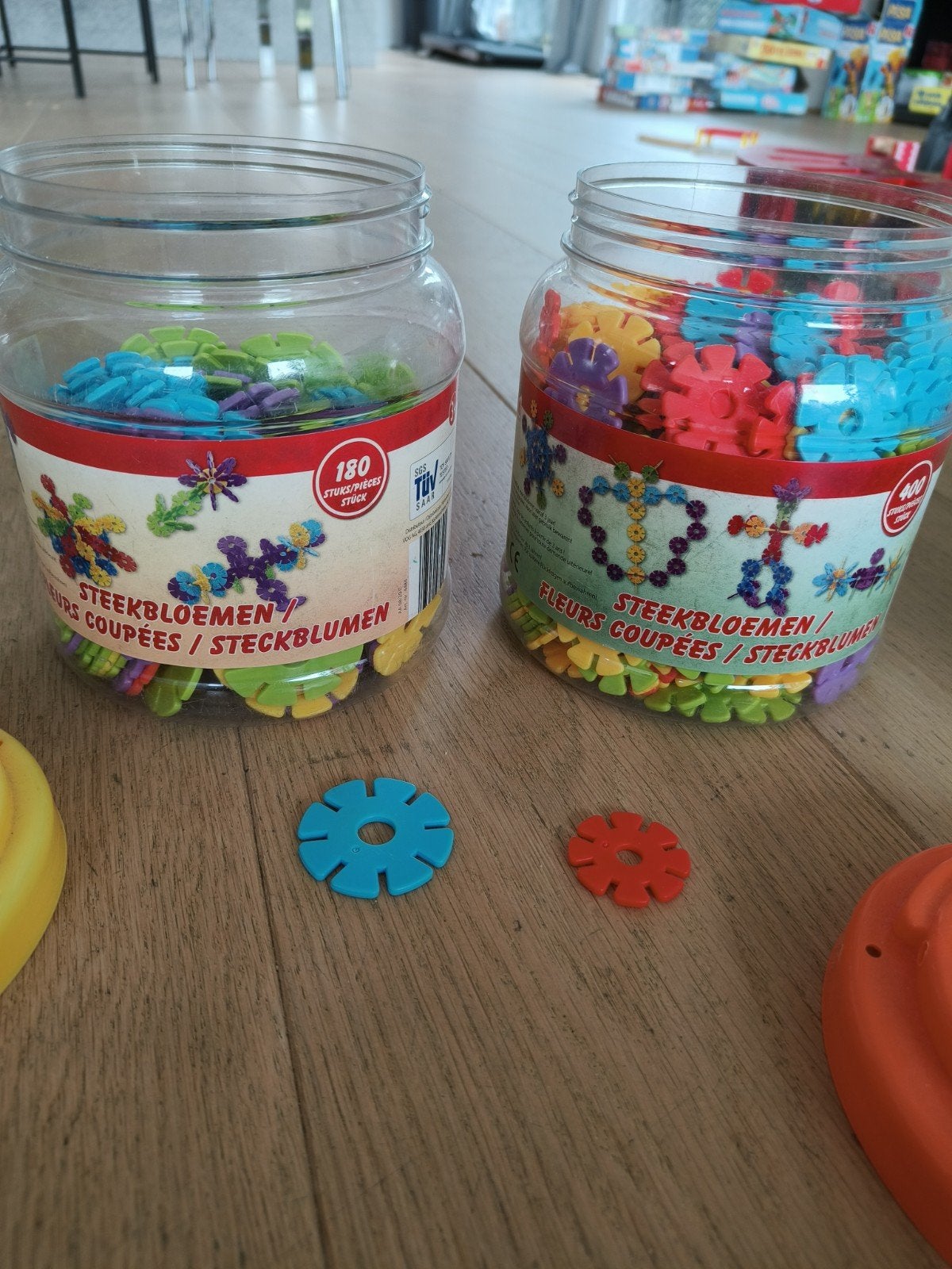 Steekbloemen groot en kleine versie, Ophalen, Gebruikt, Knutselen