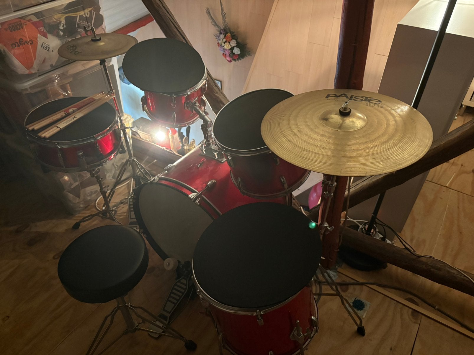 Hayman pro series drumstel, Muziek en Instrumenten, Ophalen, Zo goed als nieuw, Overige merken