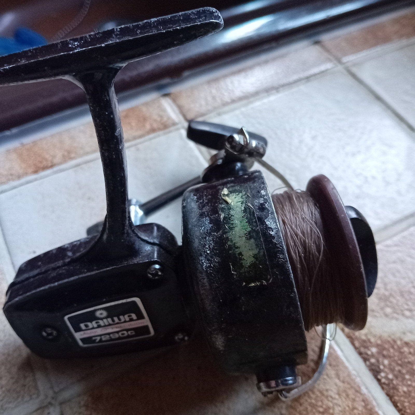 Moulin vintage Daiwa 7290C, Enlèvement, Moulinet