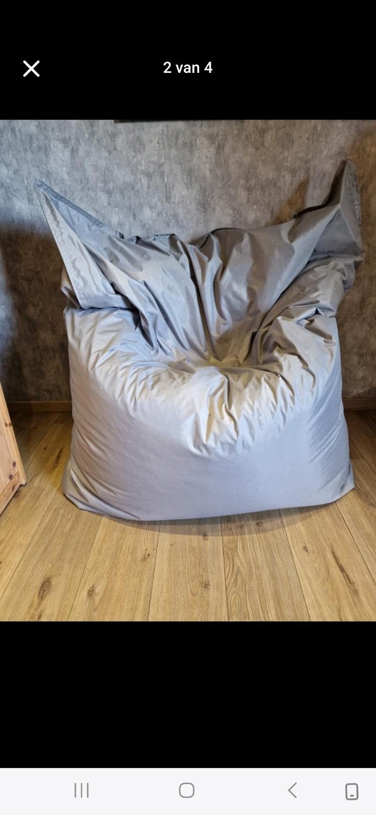 Zitzak sit en joy, Huis en Inrichting, Zitzakken, Ophalen, Blauw, Zitzak