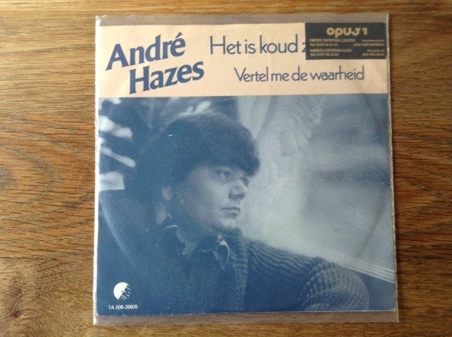 single andre hazes, 7 inch, Ophalen of Verzenden, Beschermende buitenhoes, Nederlandstalig