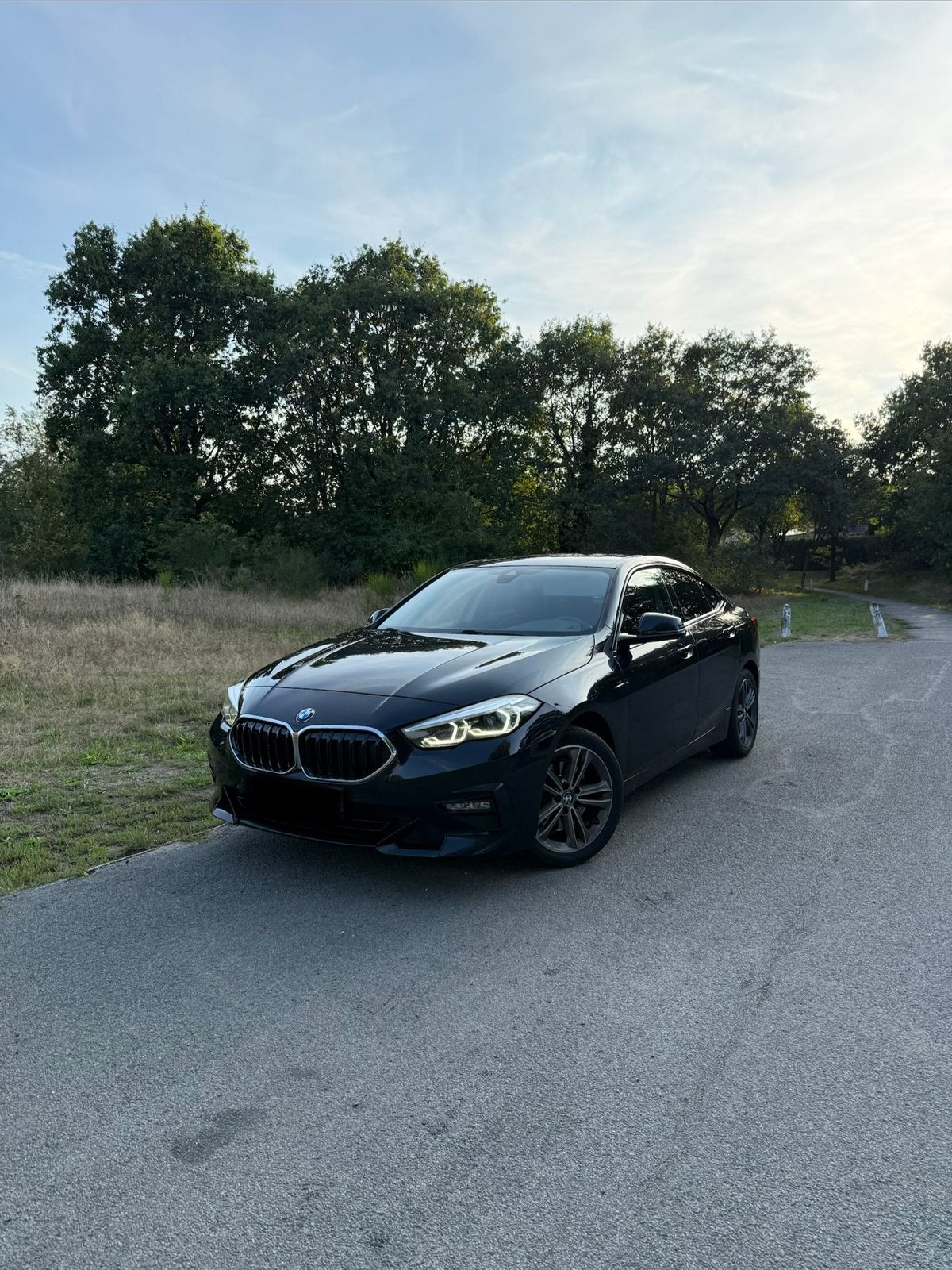 Bmw 218d Gran Coupé, 4 deurs, Leder en Stof, Zwart, Particulier