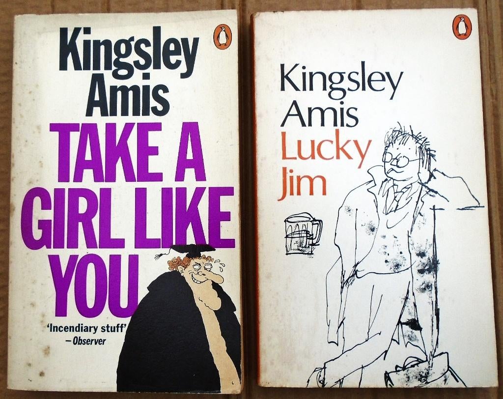 Lucky Jim & Take a Girl Like You - 1973/1980 - Kingsley Amis, Ophalen of Verzenden, Gelezen, Sir Kingsley William Amis (1922–1995)